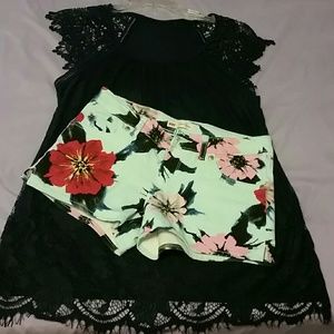 Levis jeans shorts sz 16 reg with match.top sz s.